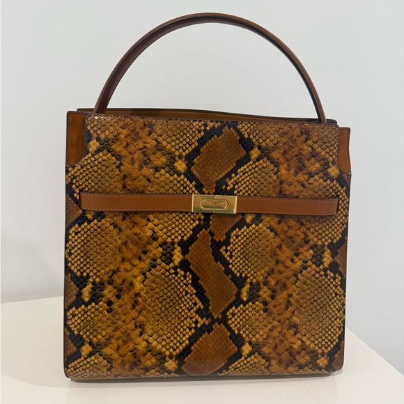 Tory Burch Lee Radziwll exotic double bag - Picture 3 of 15